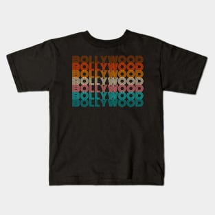 Retro Bollywood Indian Movie Aesthetic Kids T-Shirt